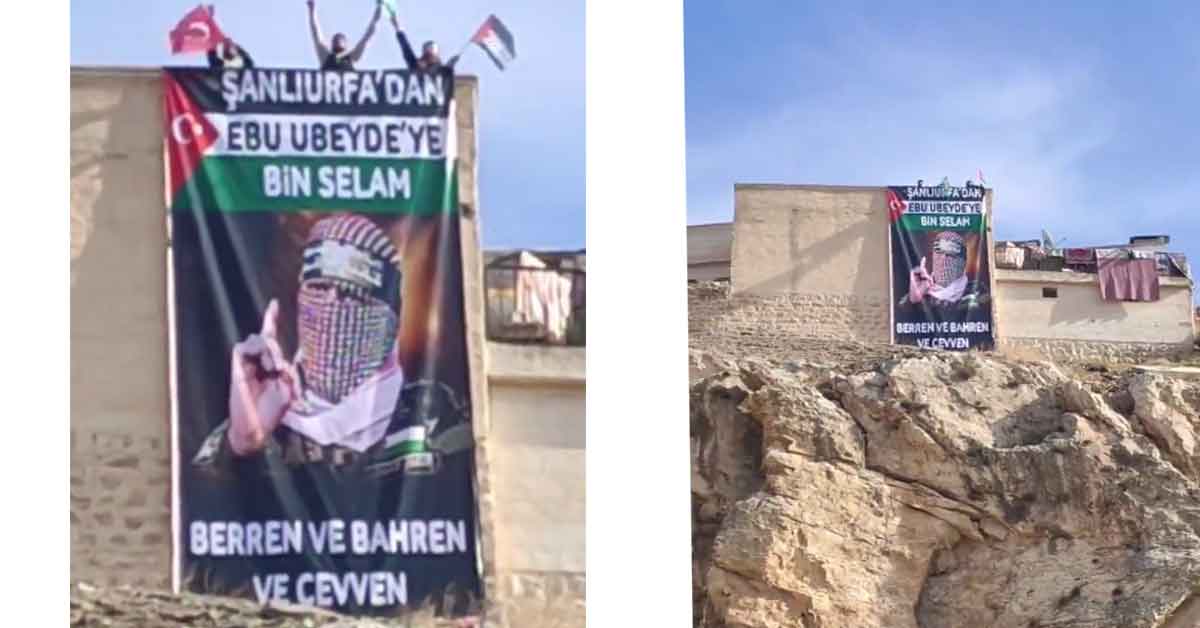 Şanlıurfa'da Dev Ebu Ubeyde Posteri Açıldı