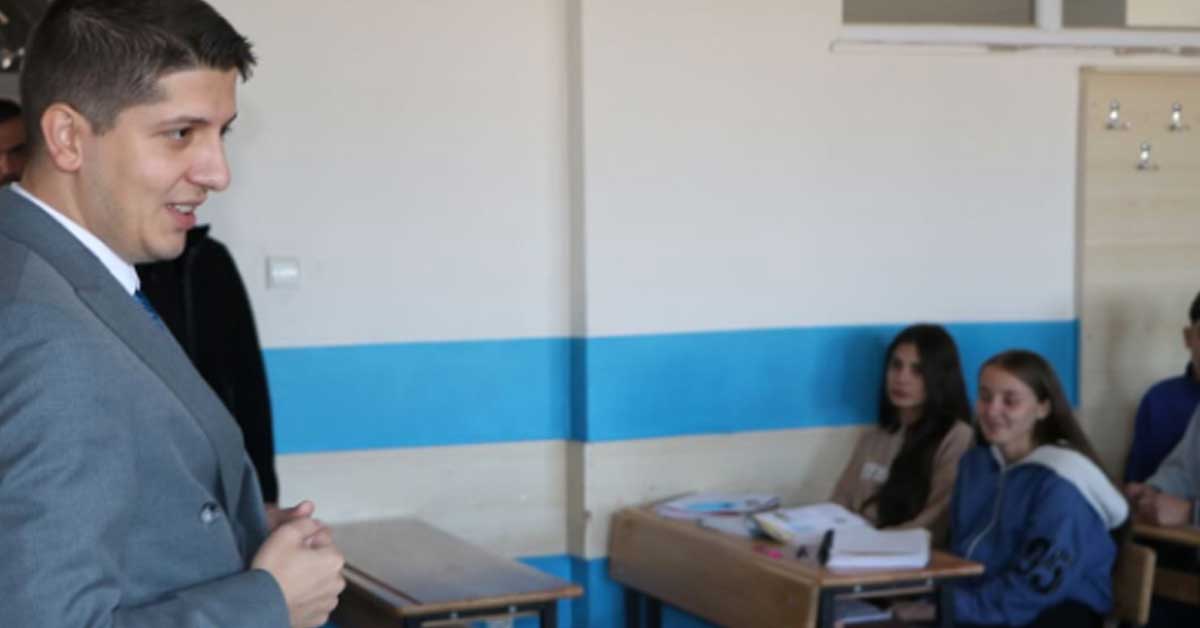 Kaymakam Erdoğan, Öğrencileri Ziyaret Etti