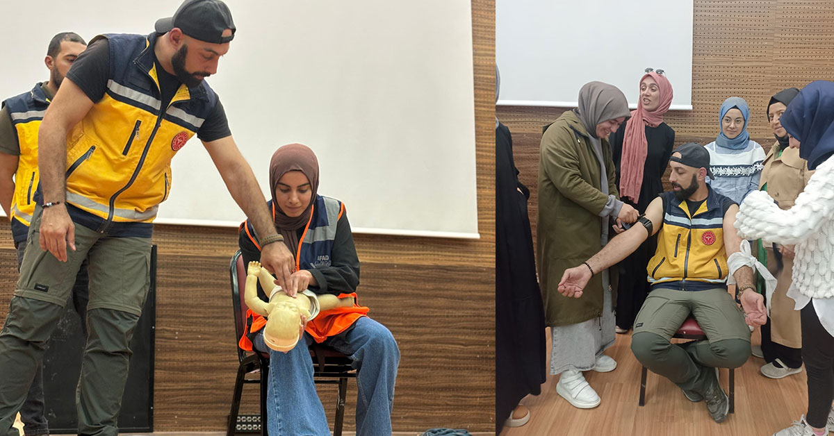 Urfa'da 130 Gönüllüye İlk Yardım Eğitimi Verildi 9 Urfa'da 130 Gönüllüye İlk Yardım Eğitimi Verildi