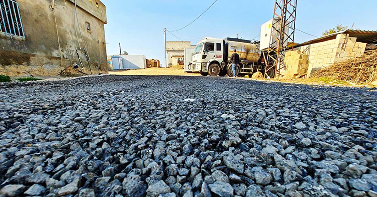 Eyyübiye Kırsalındaki Yol Çalışmaları Tamamlandı