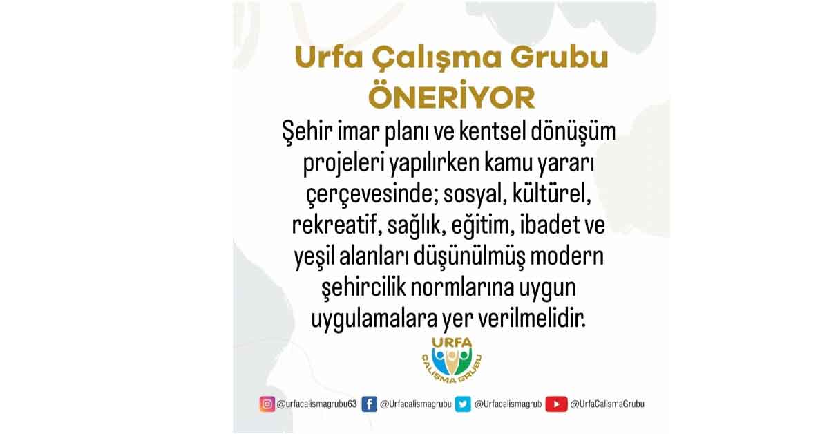 Şanlıurfa'da Kentsel Dönüşüm Uygulamaları Eleştirildi