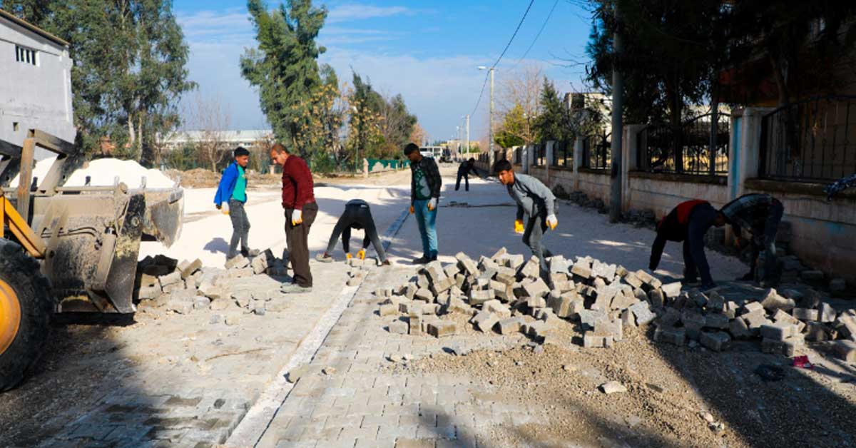 Harran'da Üst Yapı Çalışmaları Devam Ediyor