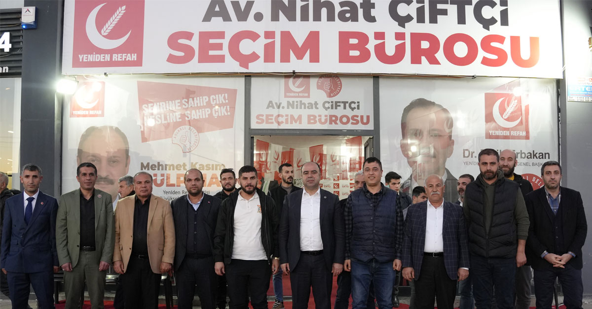 Nihat Çiftçi: Seçim Bürolarımız Tüm Halkımızındır 7 Çiftçi: Seçim Büromuz Halkımızın Hizmetindedir