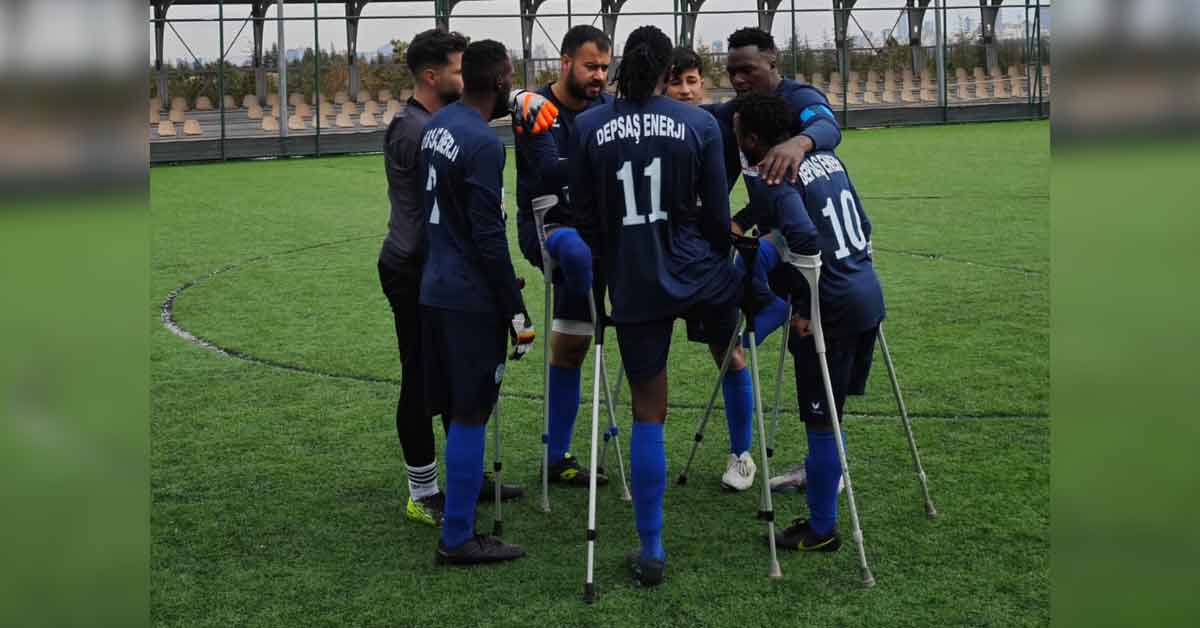 Depsaş Enerji Ampute Takımı Galibiyet İçin Sahada