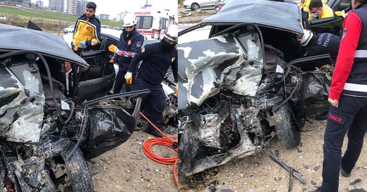 Karaköprü'de 2 Araba Çarpıştı! 1 Ölü 2 Yaralı