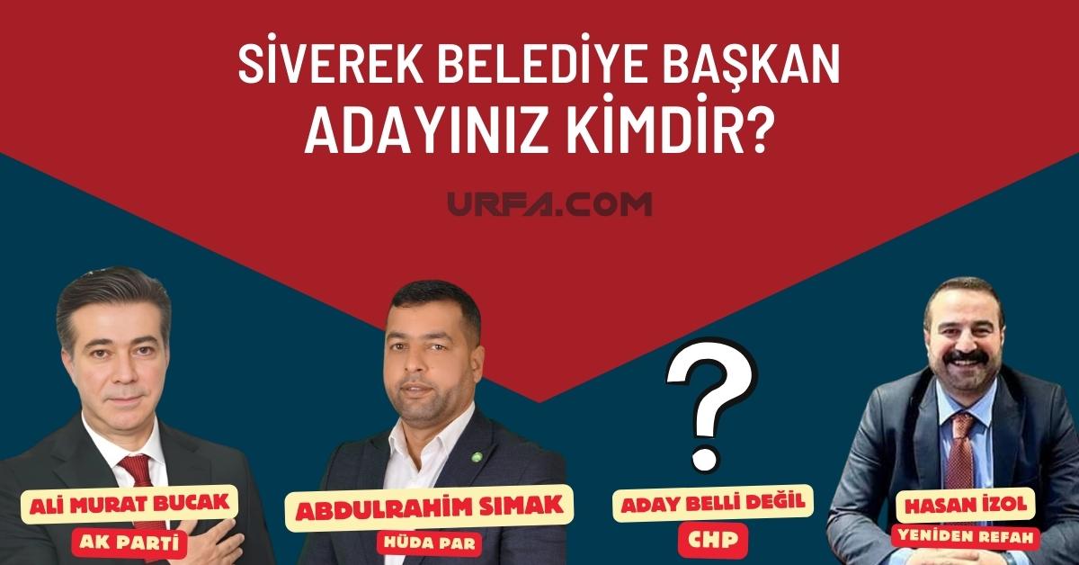 Siverek Belediye Başkan Adayınız Kimdir? 10 Siverek Belediye Başkan Adayınız Kimdir?