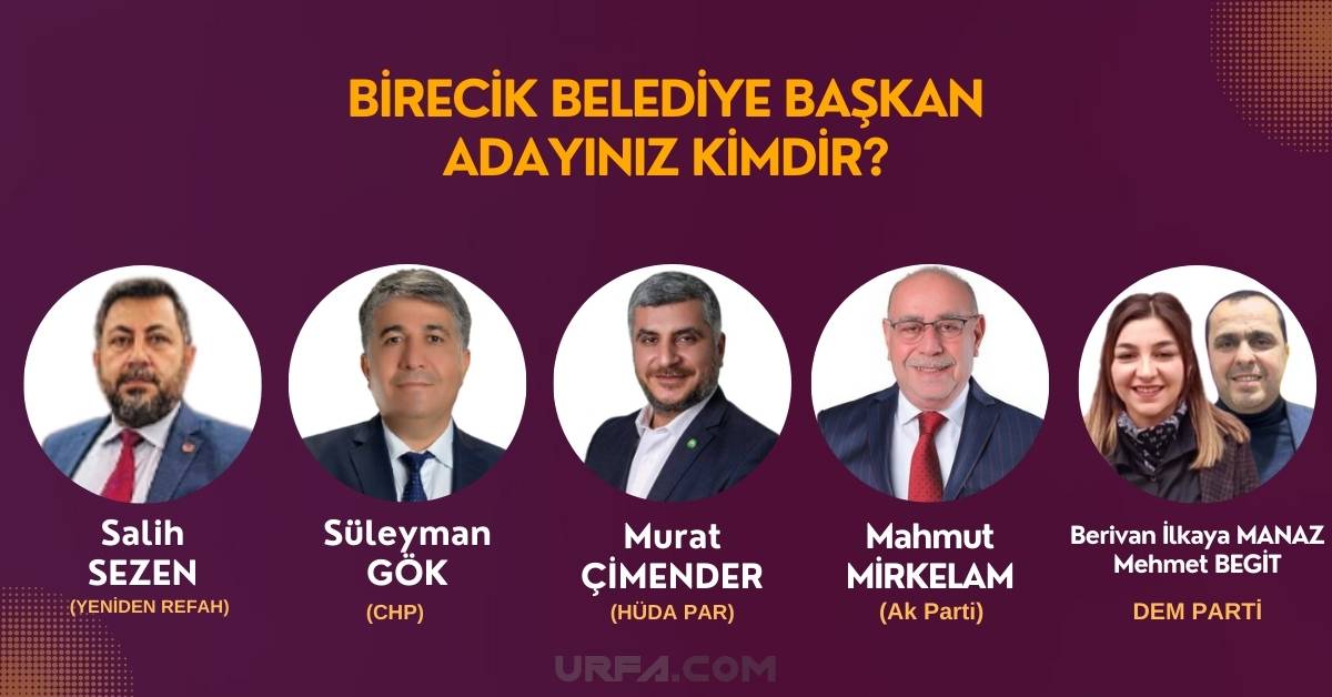 Birecik Belediye Başkan Anketi 9 Birecik Belediye Başkan Anketi