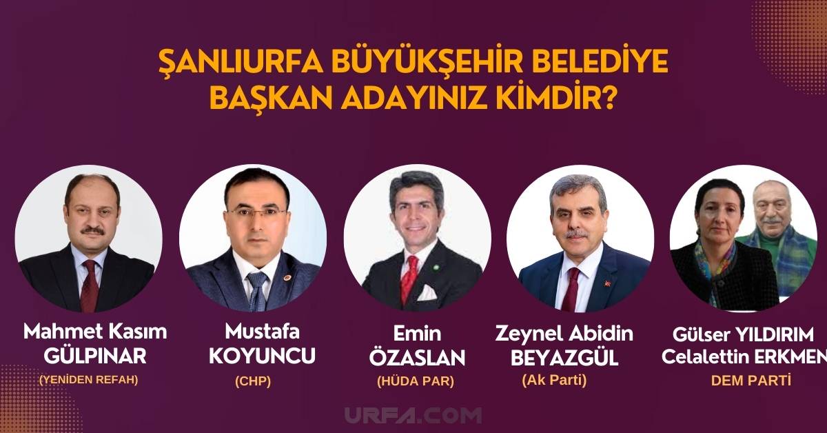 Şanlıurfa Büyükşehir Belediye Başkan Anketi