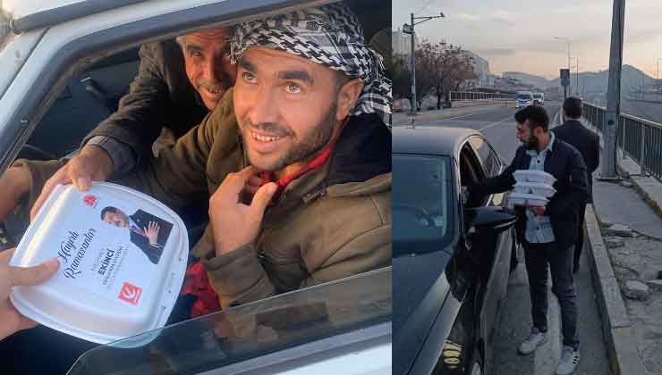 Ekinci'den İftara Yetişemeyenlere İftariyelik